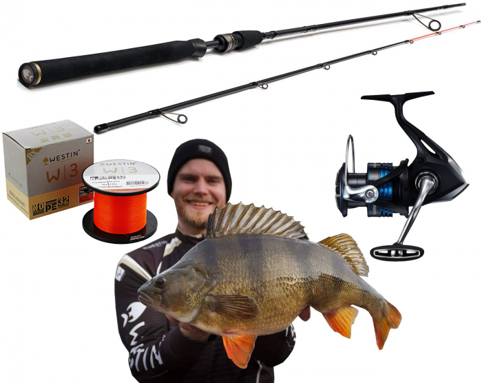 Daniel ''Mr Westin'' Nilsson' s Westin W3 Finesse Jig 2nd 7'3'' 5-20 gr Combo - Shimano Nexave C3000 i gruppen Fiskeset / Pro Staff & Kändisarnas Combos hos Örebro Fiske & Outdoor AB (Danne FinJig-Nexave)